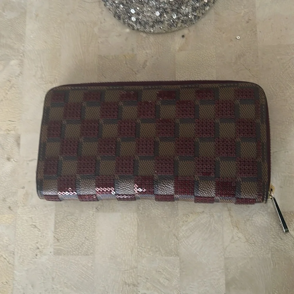 Louis Vuitton Damier Paillettes Sequin wallet - Picture 4 of 11